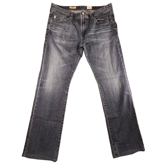 Adriano Goldschmeid (AG) The Protege Men's Straight Leg Blue Denim Jeans Size 36 - Picture 1 of 9